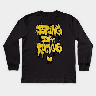 wutang clan Kids Long Sleeve T-Shirt